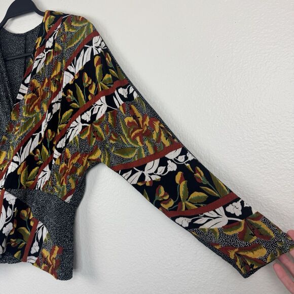 Vtg 90s Marsha Brander Componix 2 Piece Set Floral Polka Dots Pants Top 10 M - Picture 14 of 16